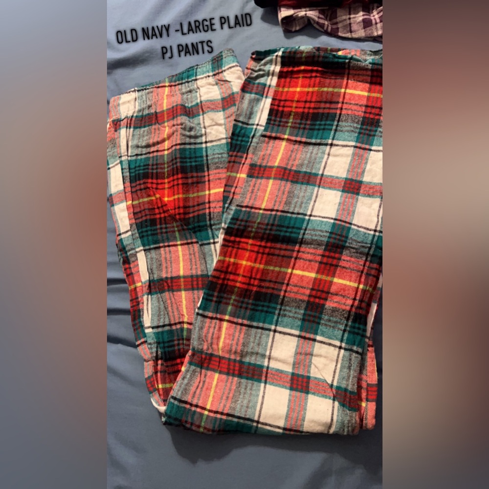 Old navy plaid PJ pants